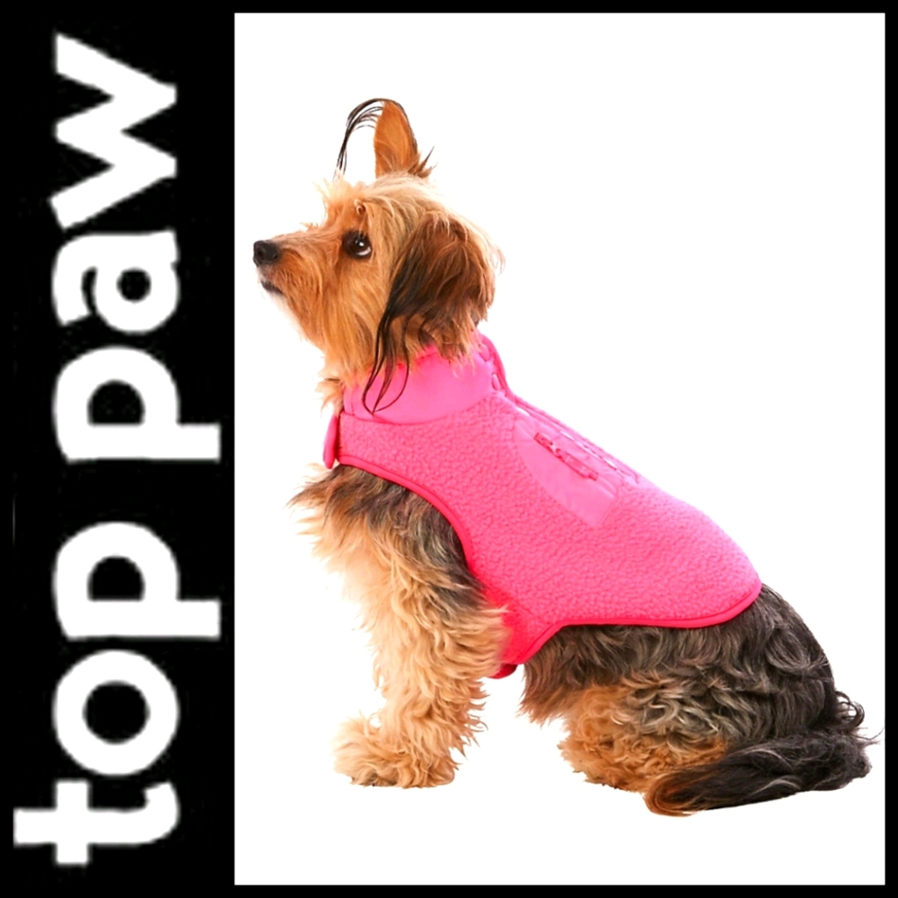 Top Paw Neon Pink Stylish Fleece